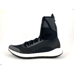 adidas Black and White High-Top Sneakers